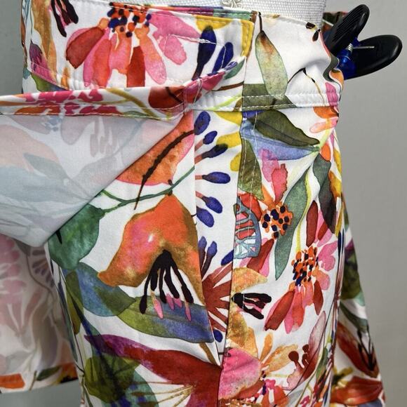 Rip Skirt Hawaii Swim Suit Wrap Cover Up size Medium Pink Floral Wildflower - Picture 7 of 10